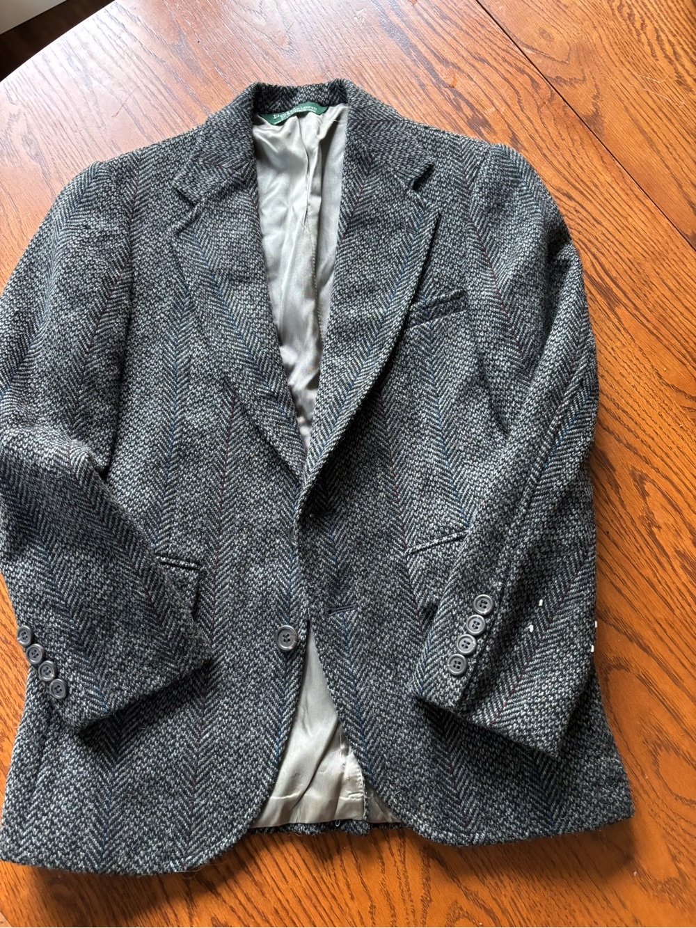 Ralph Lauren Gray Herringbone Sport Coat